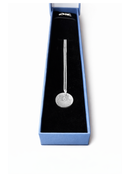 Minimal Engraved Custom Sterling Silver Pet Necklace